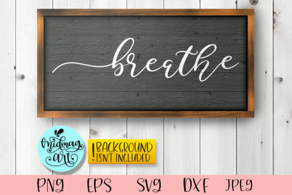 Breathe Wood Sign Embroidery Review