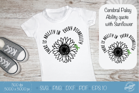 Cerebral Palsy SVG. CP Awareness