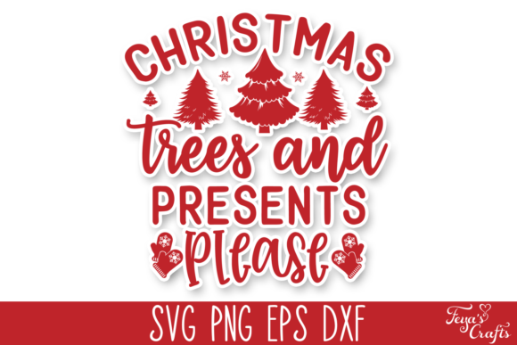 Christmas Trees and Presents Please Embroidery Review