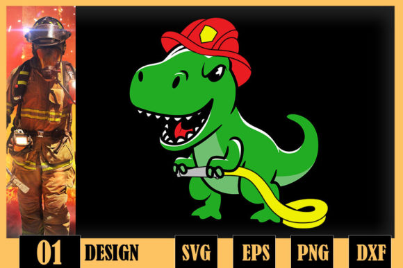Firefighter T-Rex Embroidery Review
