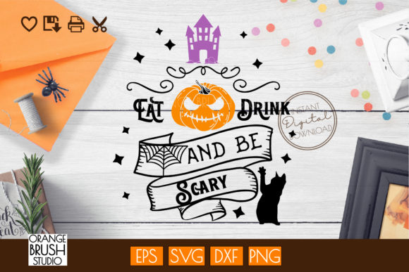 Scary Halloween SVG. Trick or Treat Svg.