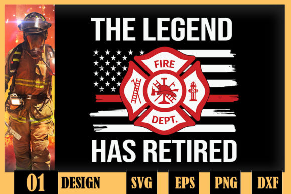 The Legend Has Retired Firefighter Embroidery Review